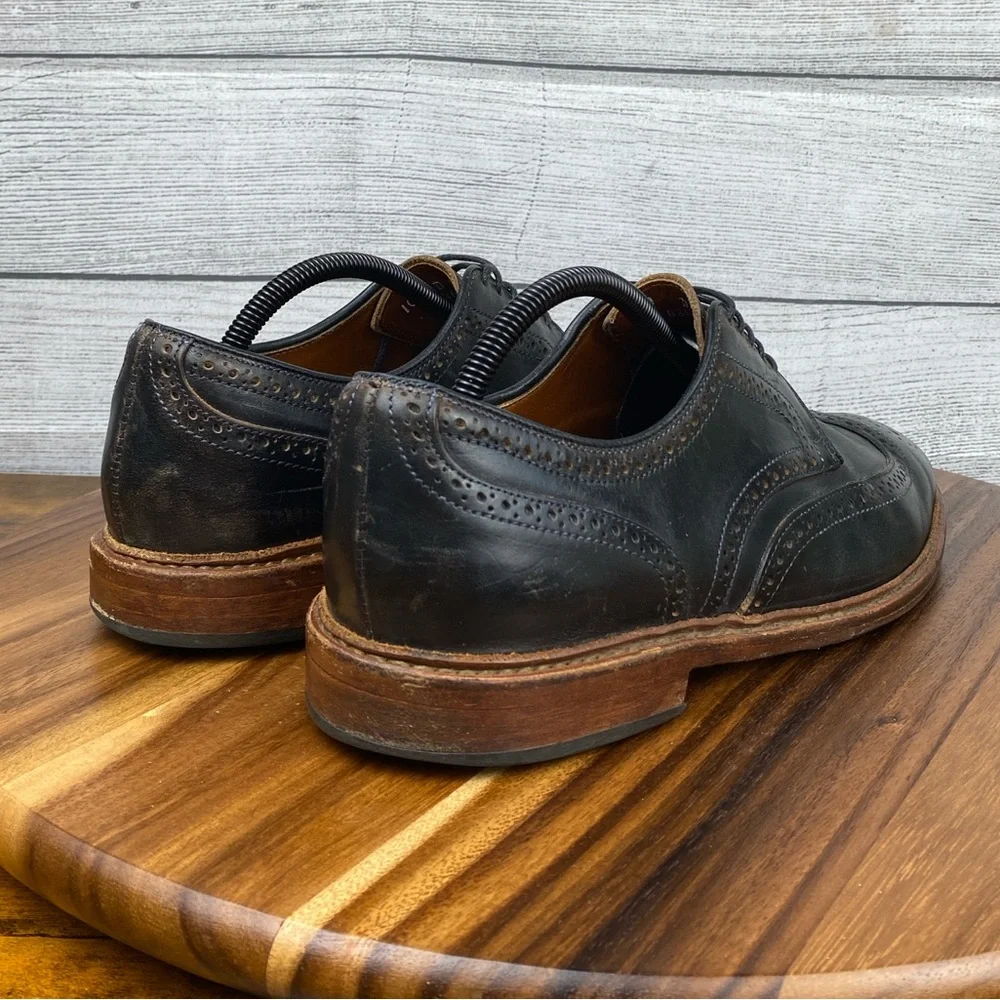 Allen Edmonds Alumnus Wingtip Oxford Black Leather Men’s Shoe Size 10